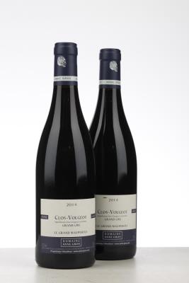 CLOS VOUGEOT LE GRAND MAUPERTUI 2014 - Anne Gros - 2 Bottles
