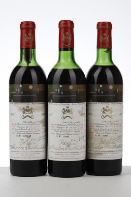 MOUTON ROTHSCHILD 1971 - Mc - 3 Bottles