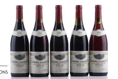CHARMES CHAMBERTIN VIEILLES VIGNES 1990 - J.Truchot - Martin - 5 Bottles