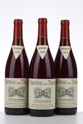 CHATEAU DES TOURS RESERVE 2020 - Reynaud - 3 Bottles