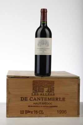 LES ALLEES DE CANTEMERLE 1996 - Mc - 12 Bottles - Owc 12