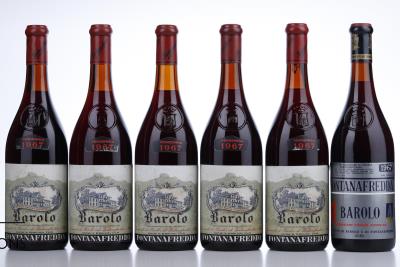 BAROLO 1967 - Fontanafredda - 6 Bottles
