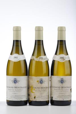 CHASSAGNE MONTRACHET BLANC LES CAILLERETS 2002 - Ramonet - 3 Bottles