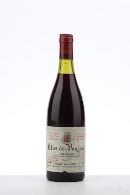 CLOS VOUGEOT 1987 - Jean Grivot - 1 Bottle