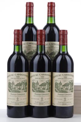 CARBONNIEUX 1988 - Mc - 5 Bottles