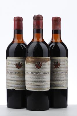 TROPLONG MONDOT 1959 - Grafe Lecocq - 3 Bottles