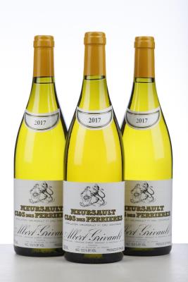 MEURSAULT CLOS DES PERRIERES 2017 - Albert Grivault - 3 Bottles