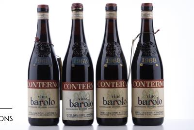 BAROLO 1968 -  Giacomo Conterno - 4 Bottles