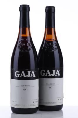BARBARESCO 1981 - Gaja - 2 Bottles
