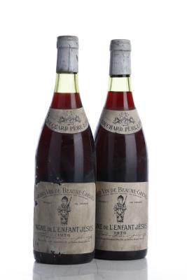 BEAUNE GREVES VIGNE DE L'ENFANT JESUS 1976 - Bouchard - 2 Bottles
