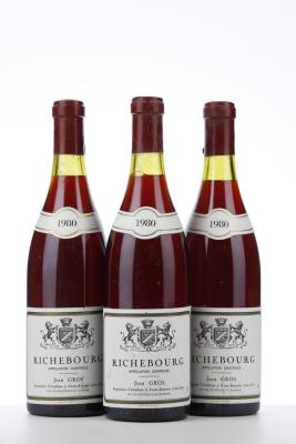 RICHEBOURG 1980 - Jean Gros - 3 Bottles