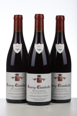 GEVREY CHAMBERTIN MES CINQ TERROIRS 2021 - Denis Mortet - 3 Bottles
