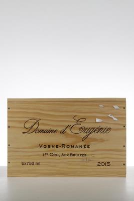 VOSNE ROMANEE AUX BRULEES 2015 - Domaine d'Eugenie - 6 Bottles - Owc 6