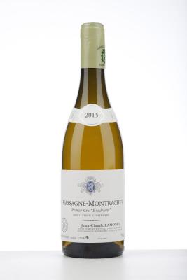 CHASSAGNE MONTRACHET BLANC BOUDRIOTTE 2015 - Ramonet - 1 Bottle