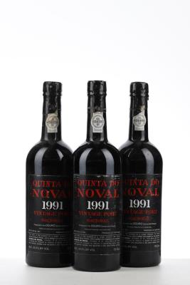QUINTA DO NOVAL NACIONAL VINTAGE PORT 1991 - Quinta do Noval - 3 Bottles