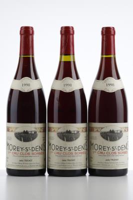 MOREY ST DENIS CLOS SORBES 1998 - Jacky Truchot - 3 Bottles
