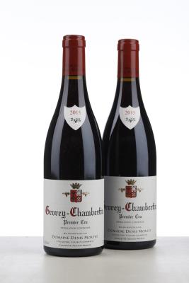 GEVREY CHAMBERTIN 1 ER CRU 2015 - Denis Mortet - 2 Bottles