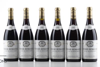 VOSNE ROMANEE LES PETITS MONTS 1990 - Mongeard Mugneret - 11 Bottles