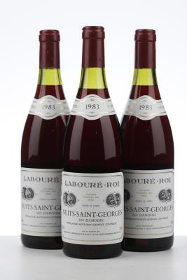 NUITS ST GEORGES LES DAMODES 1983 - Laboure Roi - 3 Bottles