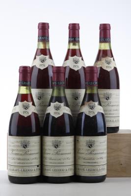 VOSNE ROMANEE LES BEAUMONTS 1976 - Grafe Lecocq - 6 Bottles
