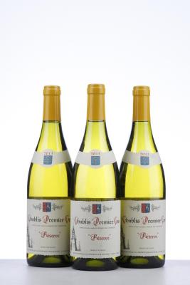 CHABLIS 1ER CRU RESERVE 2013 - Proprietaire - 3 Bottles