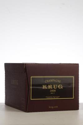 KRUG VINTAGE BRUT 2008 - Krug - 6 Bottles - Oc 6