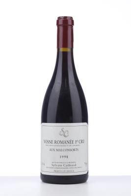 VOSNE ROMANEE AUX MALCONSORTS 1998 - Sylvain Cathiard - 1 Bottle