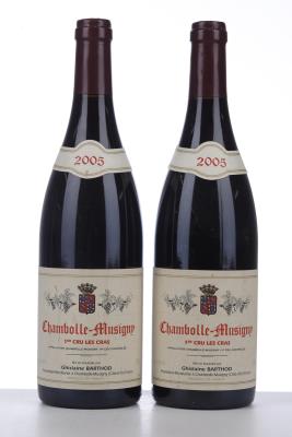 CHAMBOLLE MUSIGNY LES CRAS 2005 - Ghislaine Barthod - 2 Bottles