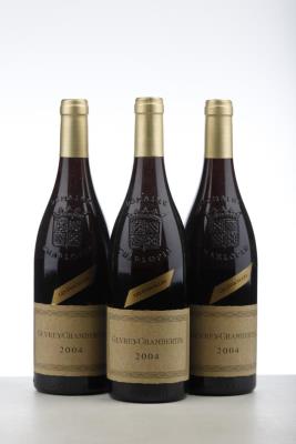 GEVREY CHAMBERTIN LES EVOCELLES 2004 - Philippe Charlopin Parizot - 3 Bottles