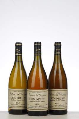 CONDRIEU COTEAU DE VERNON 1991 - Georges Vernay - 3 Bottles