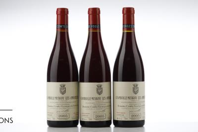 CHAMBOLLE MUSIGNY LES AMOUREUSES 2005 - Comte de Vogue - 3 Bottles