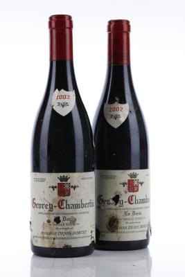 GEVREY CHAMBERTIN EN DEREE VIEILLE VIGNE 2002 - Denis Mortet - 2 Bottles