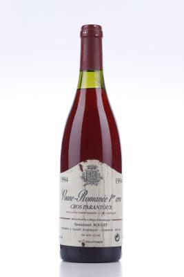 VOSNE ROMANEE CROS PARANTOUX 1994 - Emmanuel Rouget - 1 Bottle