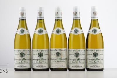CHASSAGNE MONTRACHET BLANC LES VERGERS 1996 - Marc Morey - 5 Bottles