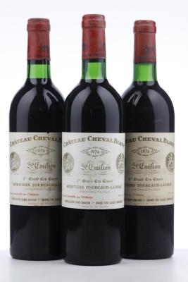 CHEVAL BLANC 1974 - Mc - 3 Bottles
