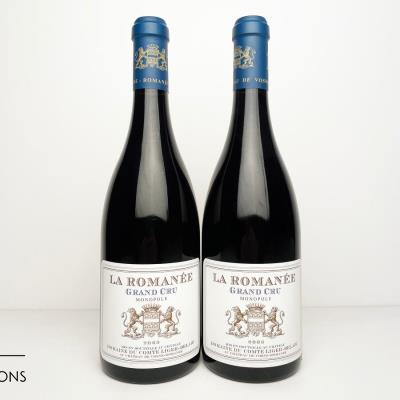 LA ROMANEE 2003 - Comte Liger Belair - 2 Bottles
