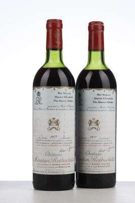 MOUTON ROTHSCHILD 1977 - Mc - 2 Bottles