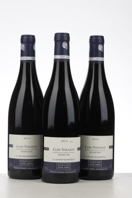 CLOS VOUGEOT LE GRAND MAUPERTUI 2014 - Anne Gros - 3 Bottles