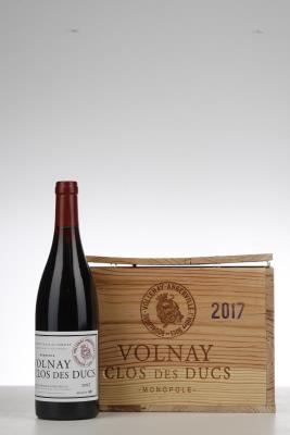 VOLNAY CLOS DES DUCS 2017 - Marquis d'Angerville - 4 Bottles - Owc 6