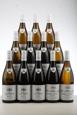 RULLY BLANC LA PUCELLE 6*2014 + 3*2016 + 3*2017   - Paul Jacqueson - 12 Bottles