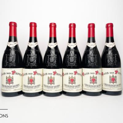 CHATEAUNEUF DU PAPE 2011 - Clos des Papes - 6 Bottles
