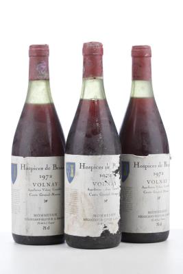 HOSPICES DE BEAUNE VOLNAY CUVEE GENERAL MUTEAU 1971 - Mommessin - 3 Bottles