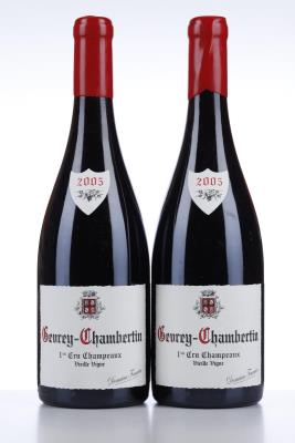GEVREY CHAMBERTIN CHAMPEAUX VIEILLE VIGNE 2005 - Fourrier - 2 Bottles