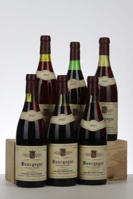 BOURGOGNE ROUGE 1987 - Coquard Loison Fleurot - MB - 6 Bottles