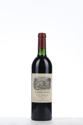 CARRUADES DE LAFITE ROTHSCHILD 1985 - Mc - 1 Bottle