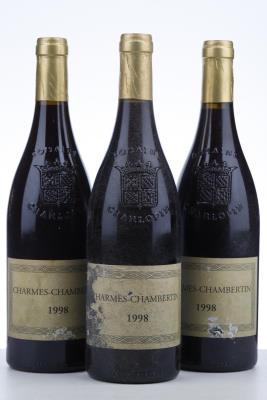 CHARMES CHAMBERTIN 1998 - Philippe Charlopin Parizot - 3 Bottles
