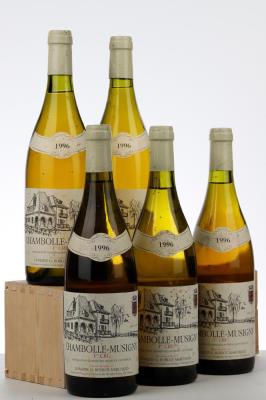 CHAMBOLLE MUSIGNY BLANC 1 ER CRU 1996 - Roblot Marchand - 5 Bottles
