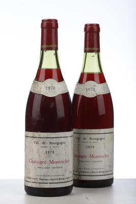 CHASSAGNE MONTRACHET ROUGE 1978 - Bertrand Bachelet - 2 Bottles