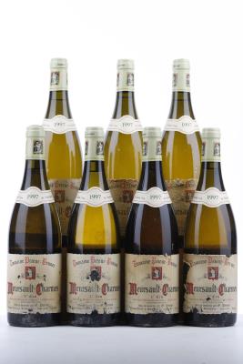 MEURSAULT CHARMES 1997 - Prieur Brunet - 7 Bottles
