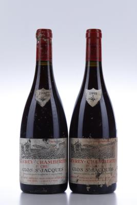 GEVREY CHAMBERTIN CLOS ST JACQUES 1998 - Armand Rousseau - 2 Bottles